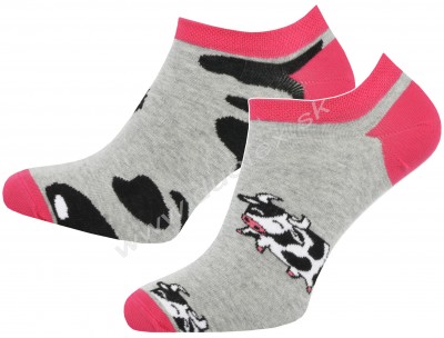 Veselé ponožky Skarpol-081-krava