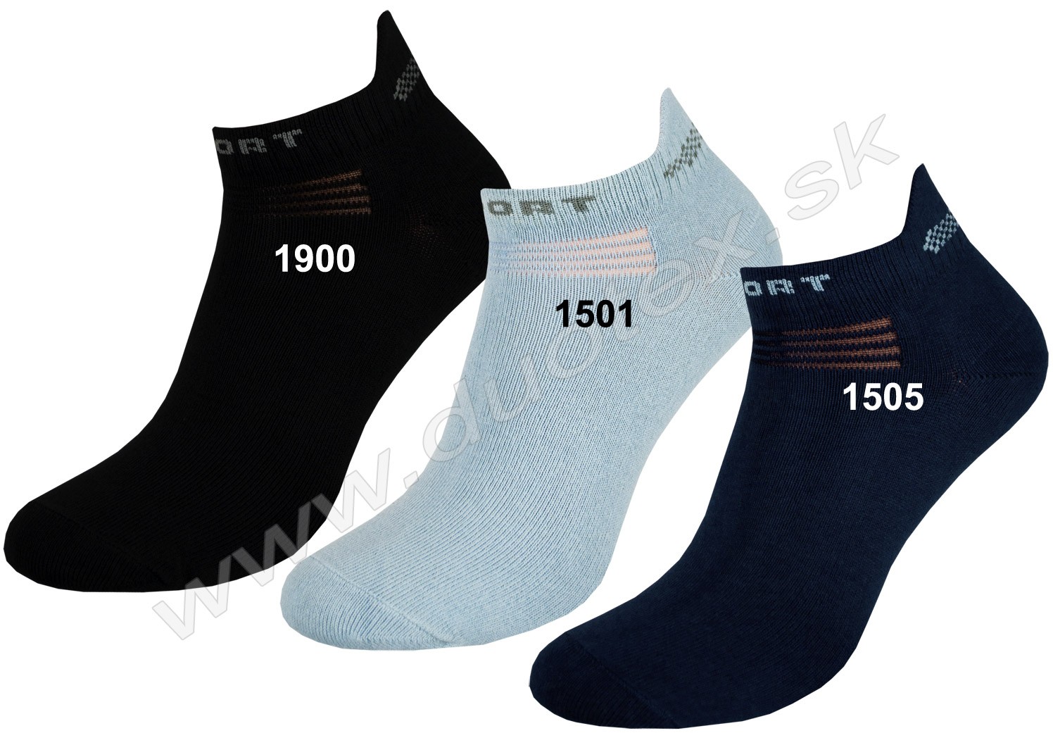 DUOTEX Členkové ponožky Justina-3 1505 37-39(24-26)
