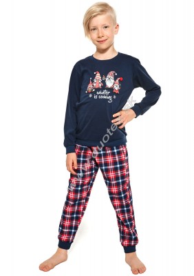Vianočné pyžamo Cornette593-Gnomes