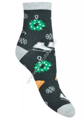 Vzorované ponožky Steven-099-775