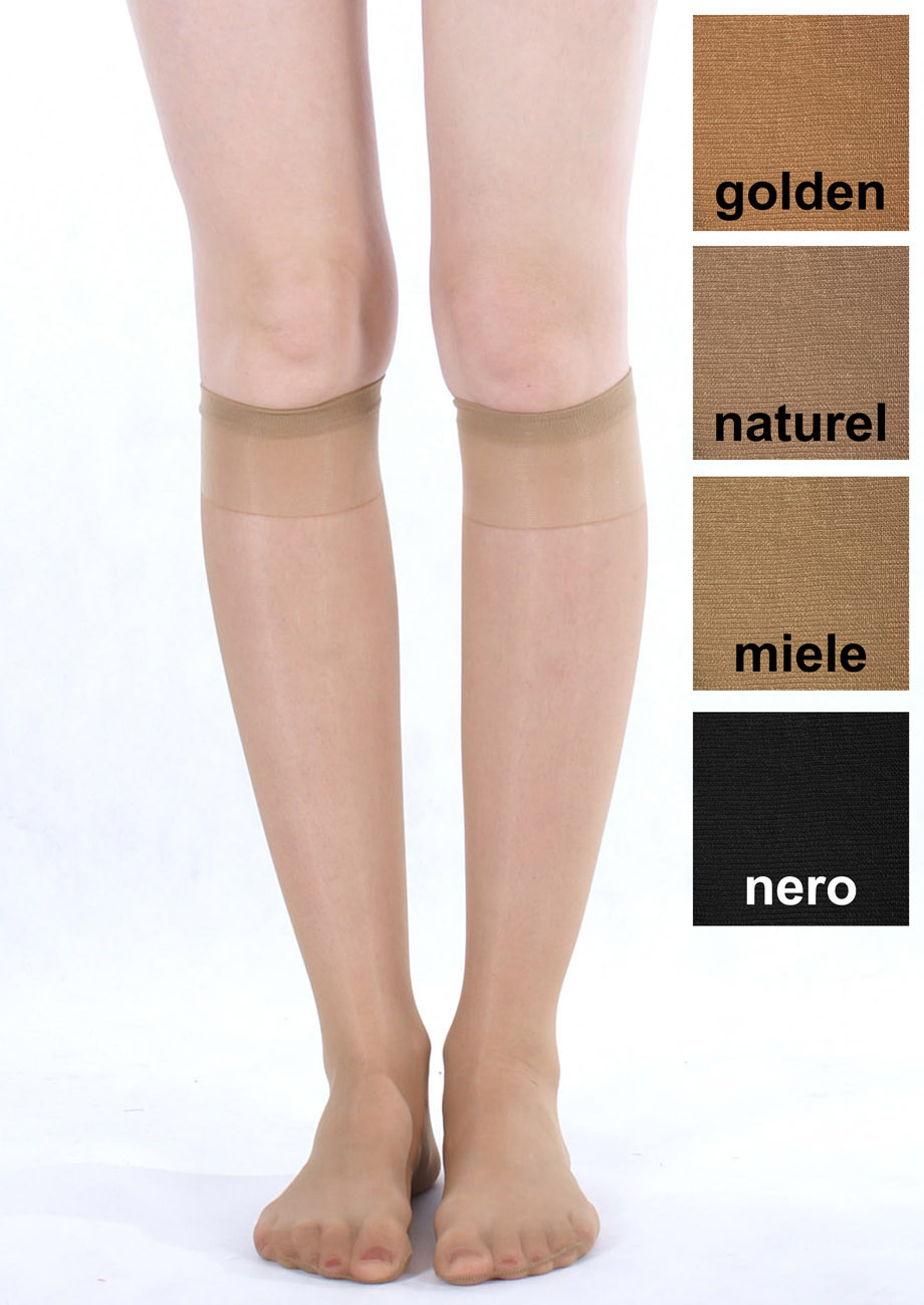 E-shop KNITTEX Dámske podkolienky Africana15 golden uni
