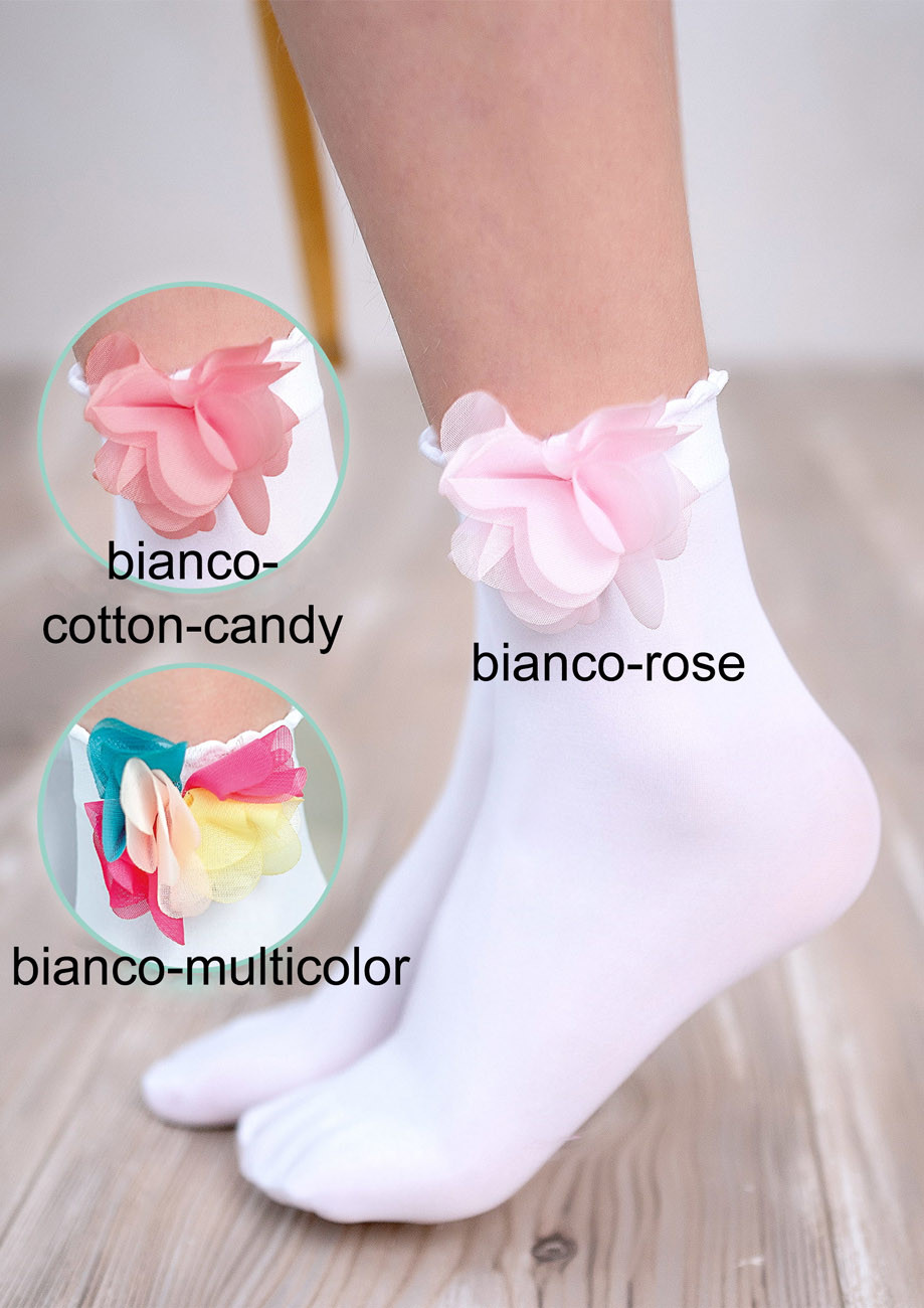 E-shop KNITTEX Ponožky detské Hawai40 bianco-cotton-candy 28-33(18-22)