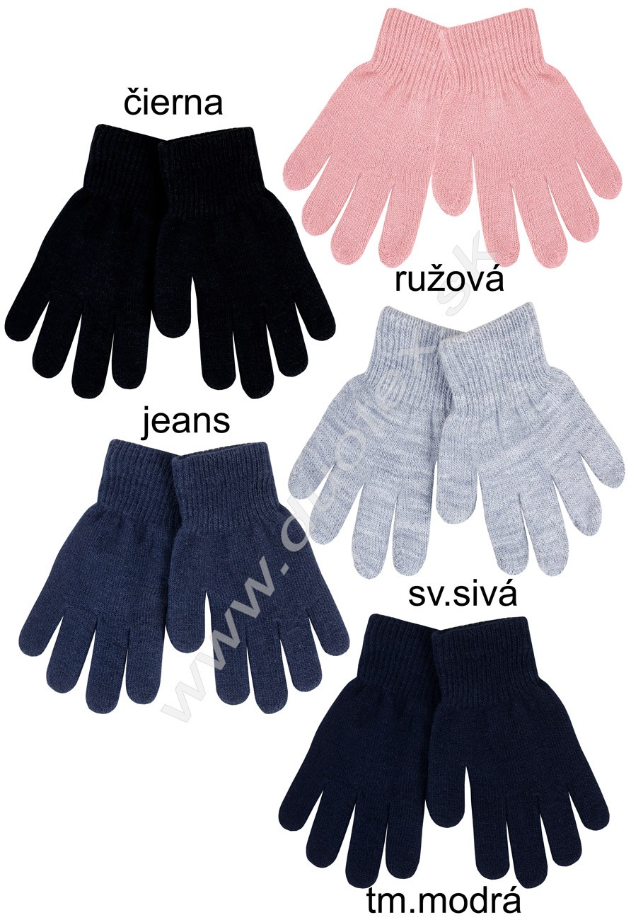 E-shop YO Rukavice RED-MAG4U čierna 14cm