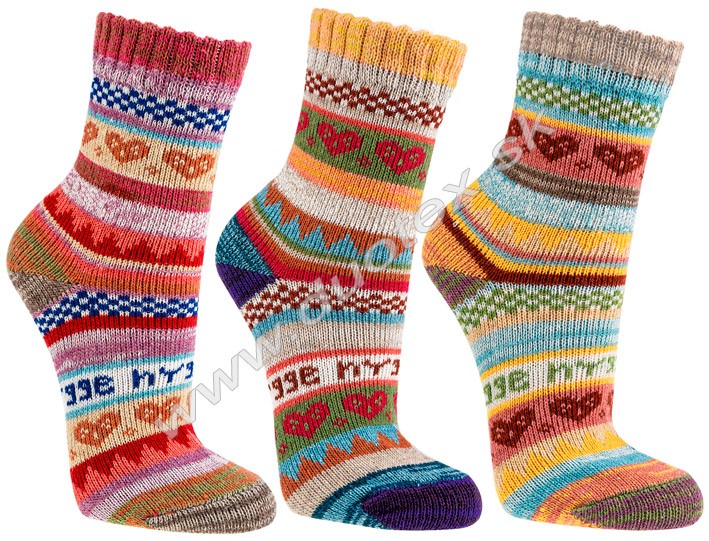 E-shop SOCKS4FUN Zimné ponožky W-3197-5 k.5 27-30(18-20)