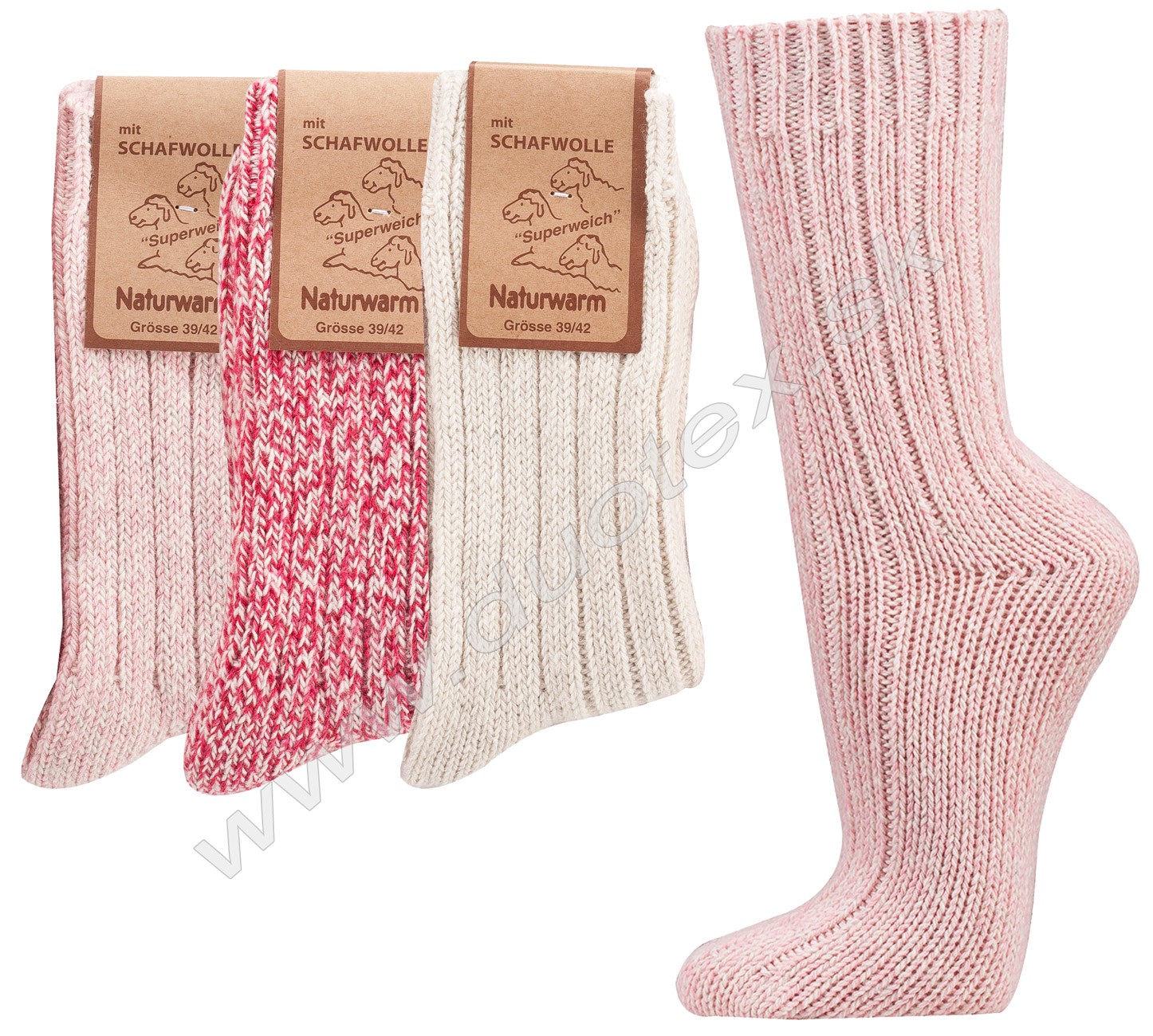 E-shop SOCKS4FUN Zimné ponožky W-2218-2 k.2 35-38(24-25)