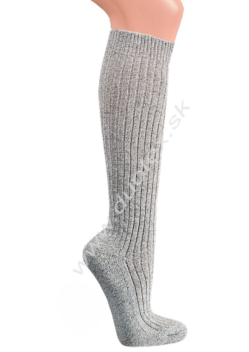 SOCKS4FUN Zimné podkolienky W-6621 k.1 47-50(31-33)