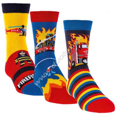 Zimné ponožky W-3134-hasici