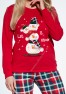 Vianočné pyžamo 671/348-Snowman