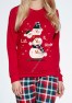 Vianočné pyžamo 594/172-Snowman