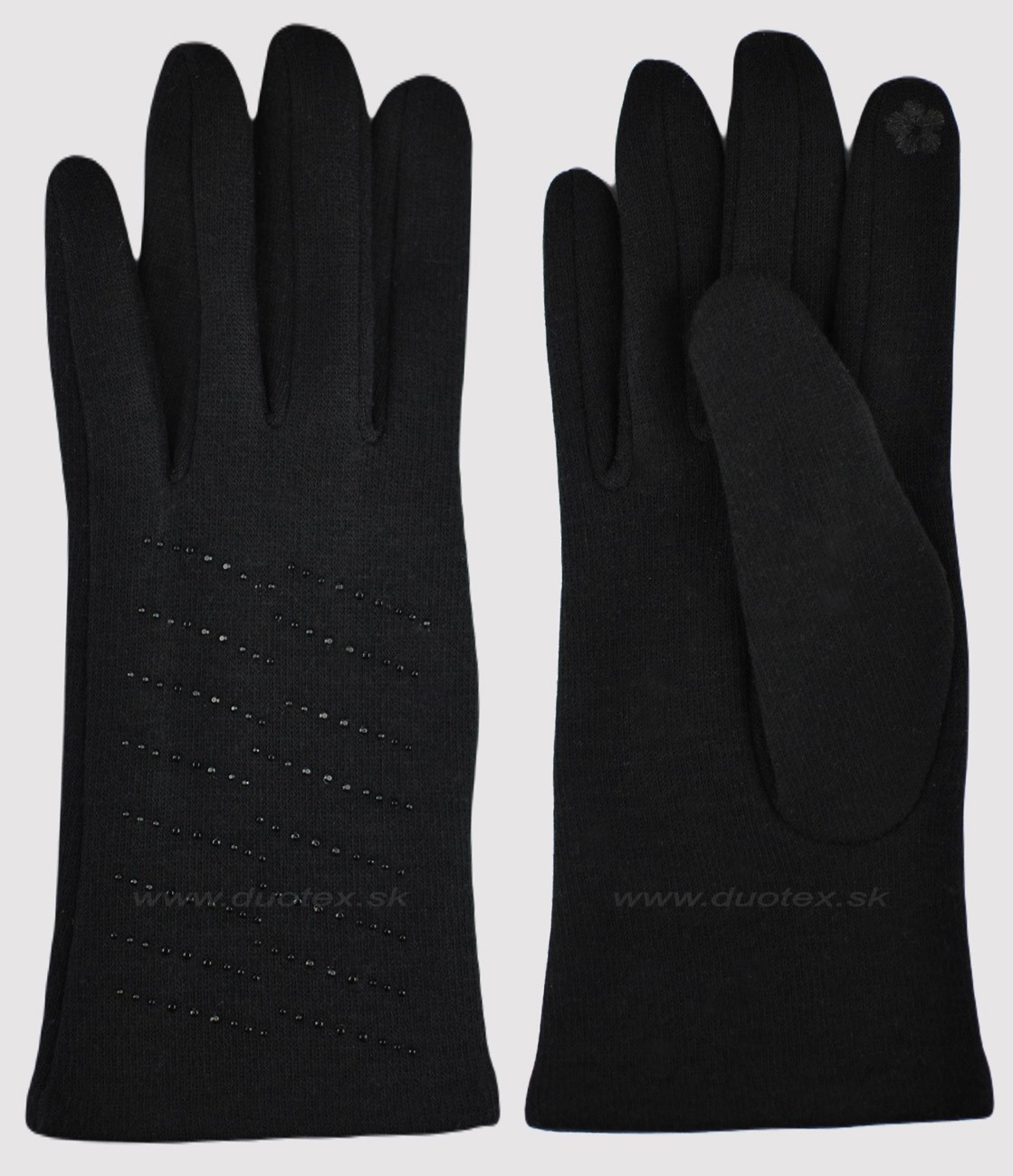 NOVITI Rukavice N-RW013-W01 čierna 23cm