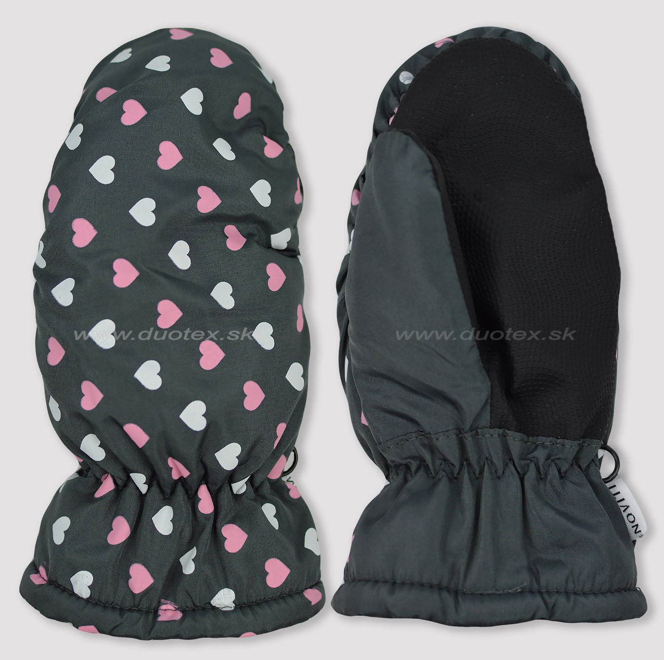 NOVITI Rukavice N-RN008-G01 tm.sivá 16cm