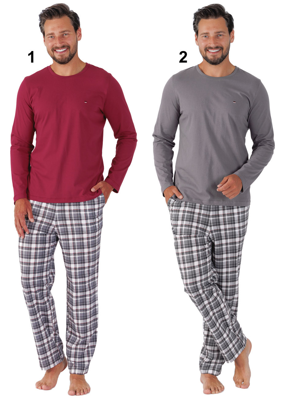 Hotberg(M-Max) Pánske pyžamo Maksym1474 1-bordová 2XL