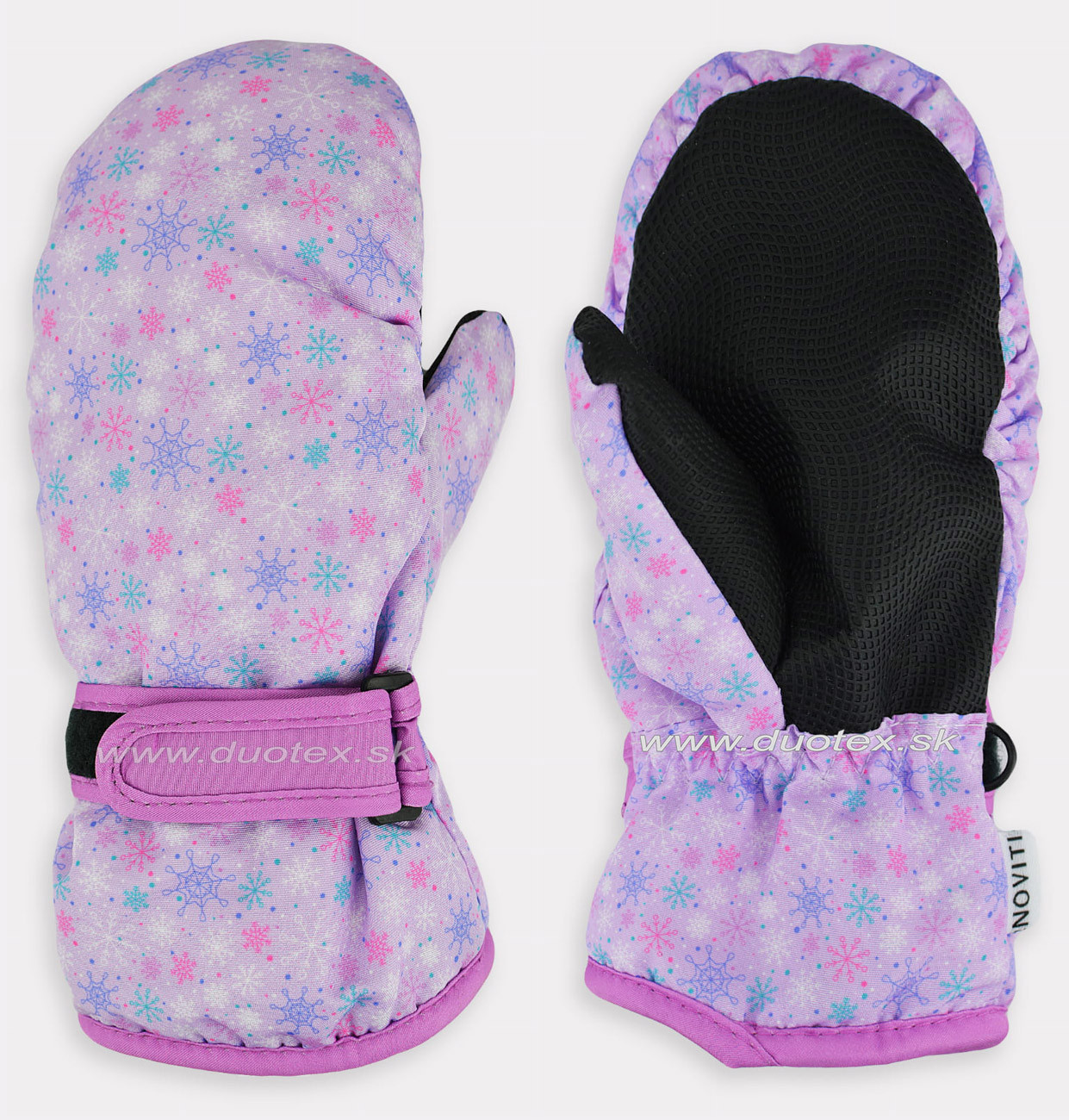 NOVITI Rukavice N-RN035-G01 fialová 14cm