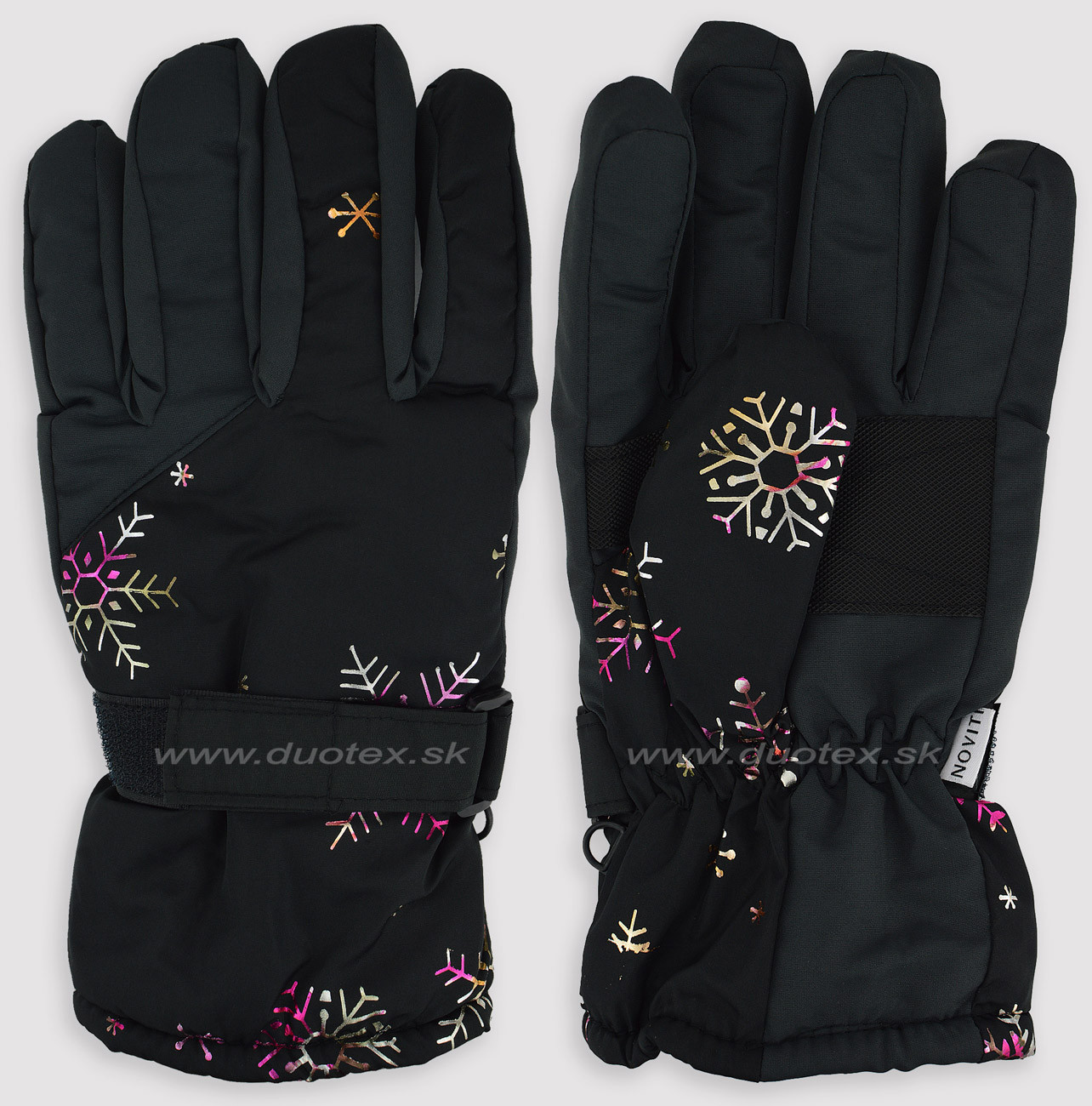 NOVITI Rukavice N-RN061-W01 čierna 20cm