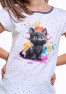 Dívčí pyžamo 245/109-Black-cat