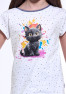 Dívčí pyžamo 246/109-Black-cat