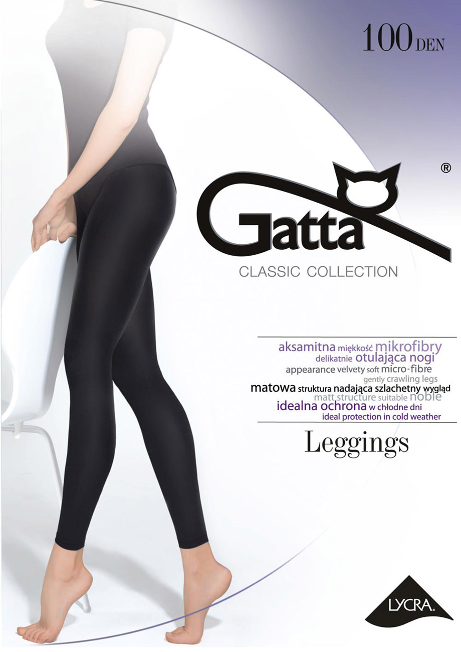 E-shop GATTA Dámske legíny Leggings100 nero 2(S)