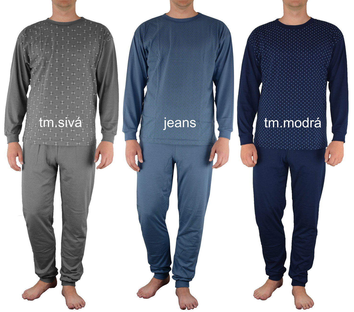 DUOTEX Pánske pyžamo Proko-new jeans 2XL
