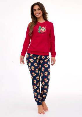 Vianočné pyžamo 671/422-Teddy