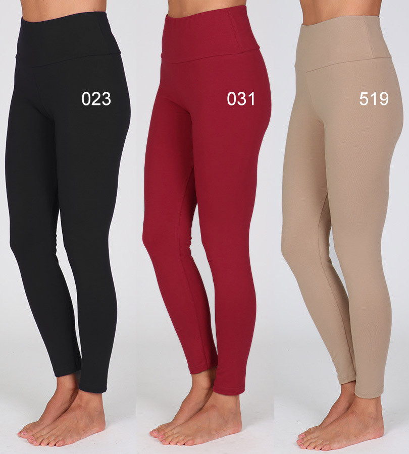 E-shop EVONA Dámske legíny Levanda 023-čierna