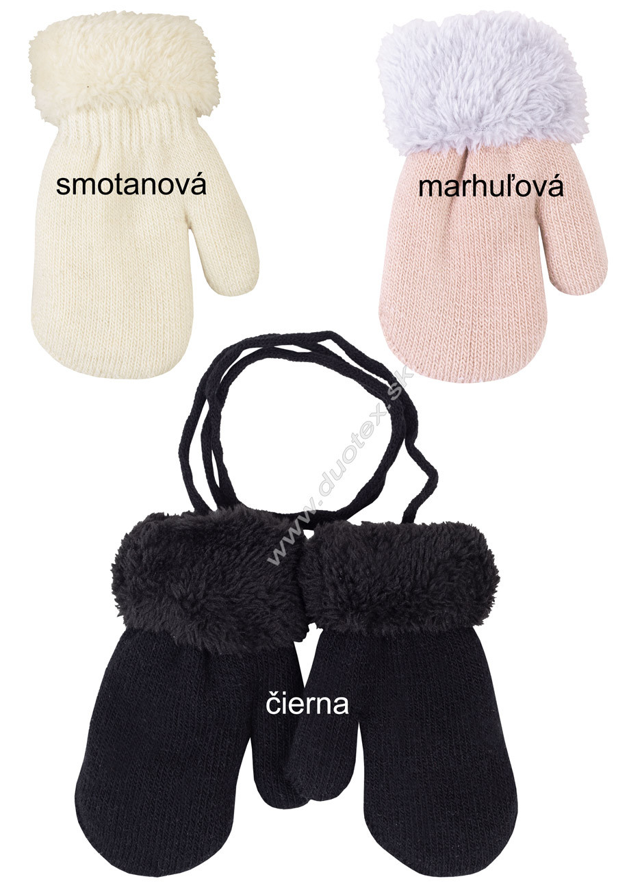 E-shop YO Rukavice RED-0001G čierna 10cm