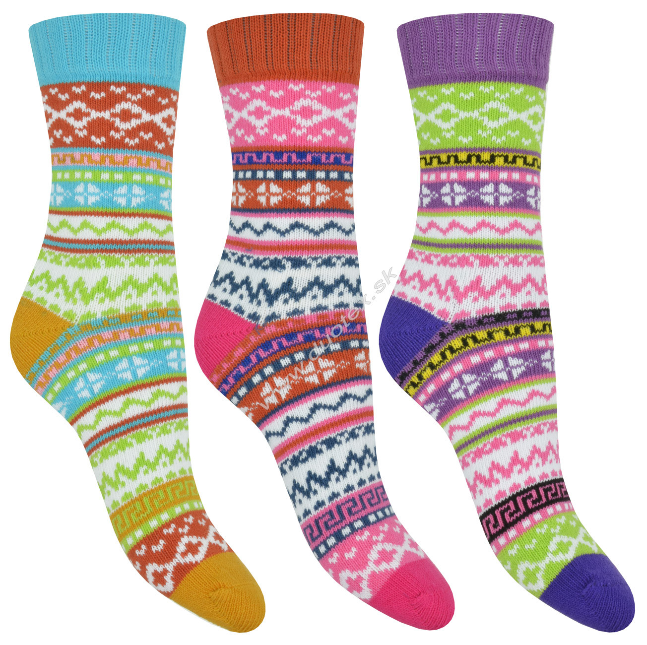 E-shop SOCKS4FUN Zimné ponožky W-2217-1 k.1 35-38(24-25)