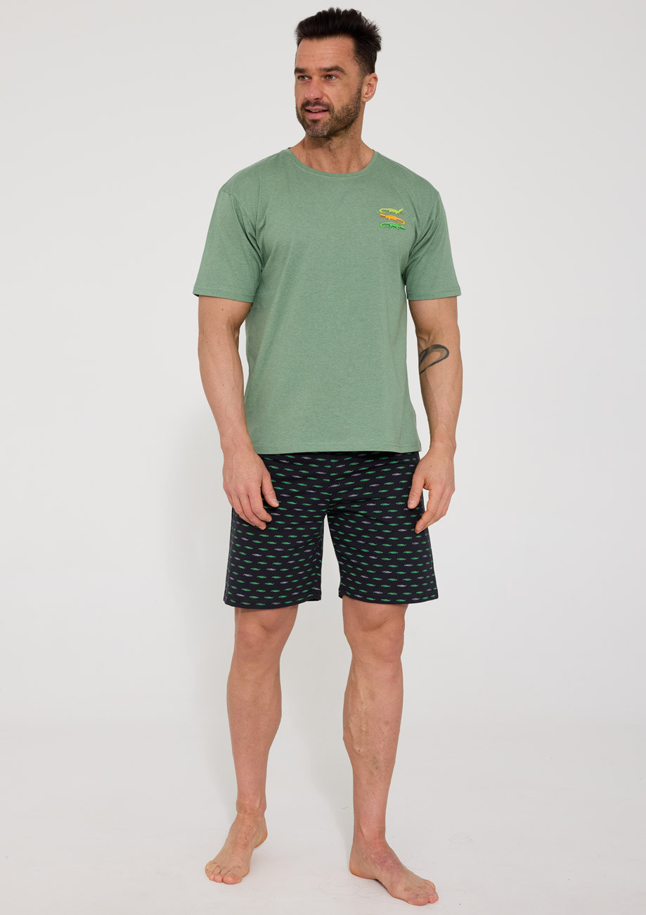 E-shop CORNETTE Pánske pyžamo 326/202-Crocodiles 202