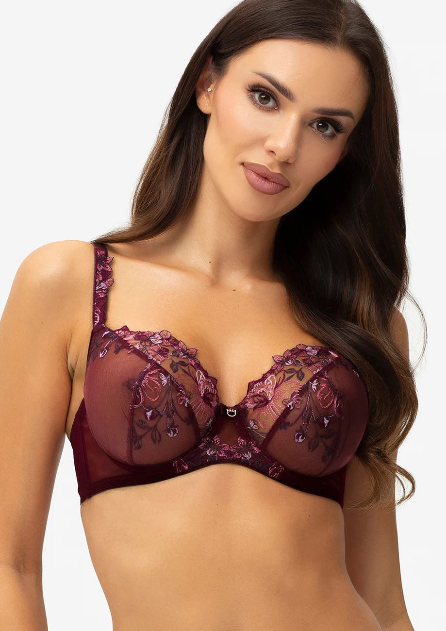 E-shop GATTA Podprsenka Cherry-bra bordová 70E