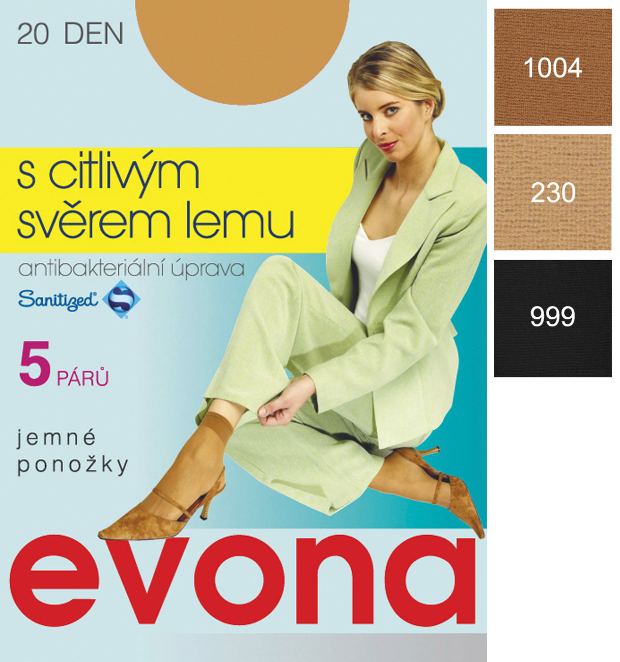 EVONA Dámske ponožky Napolo 230 38-41(25-27)