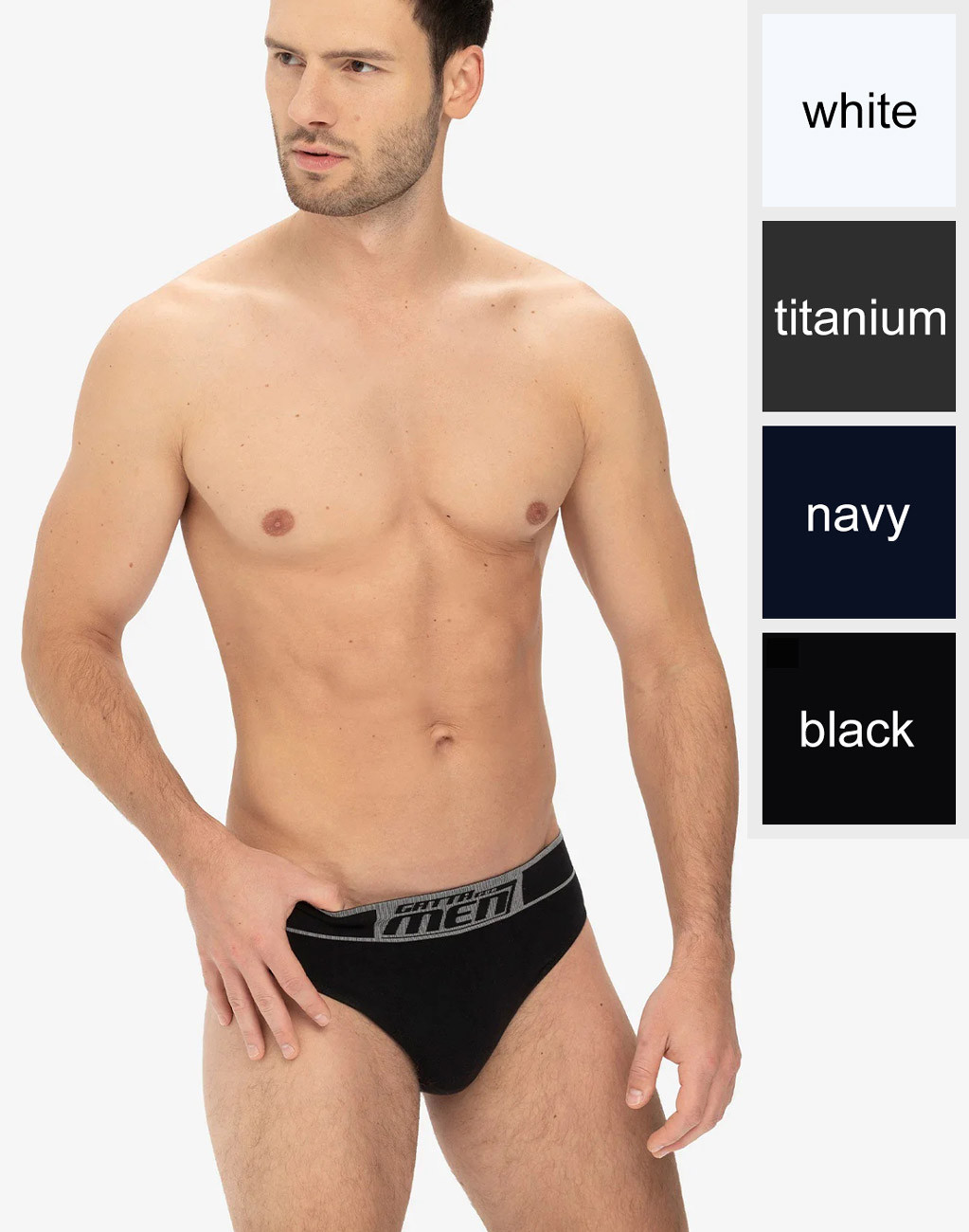 GATTA Pánske slipy Slip-Cotton titanium XXL