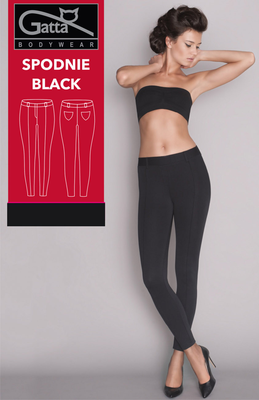 E-shop GATTA Dámske legíny Spodnie-black black