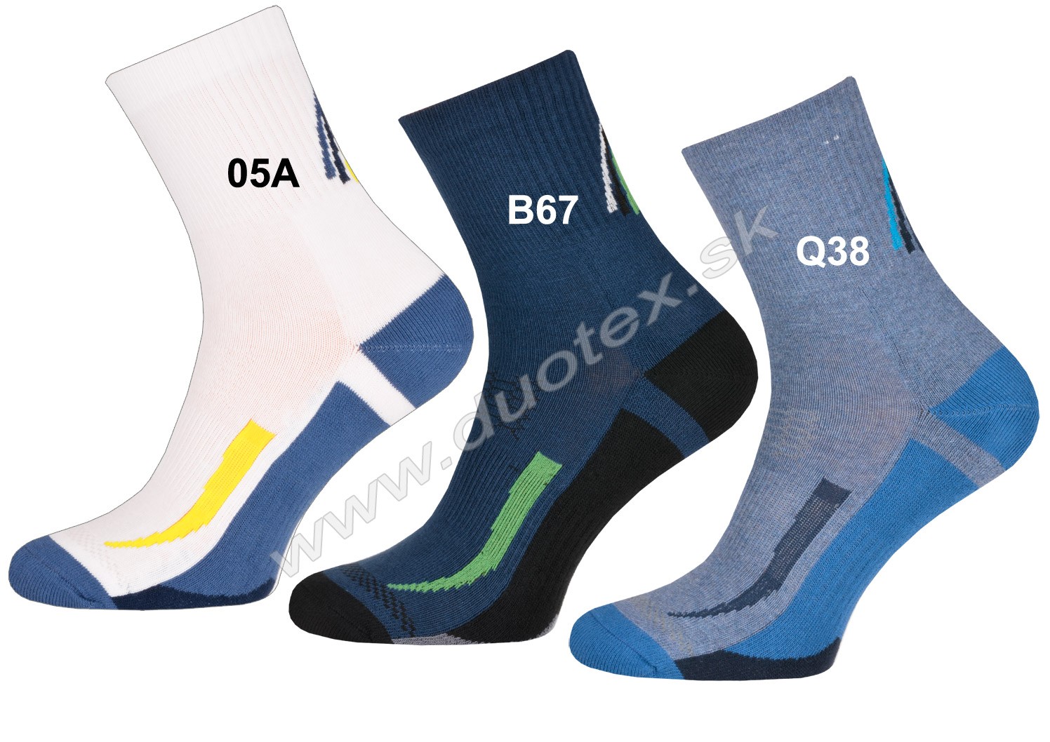WOLA Športové ponožky w94.1n6-vz.967 05A 45-47(30-31)