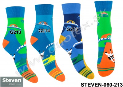 Vzorované ponožky Steven-060-213