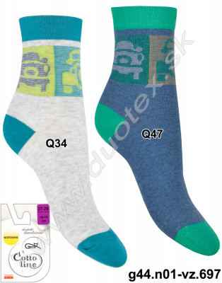 Vzorované ponožky g44.n01-vz.697