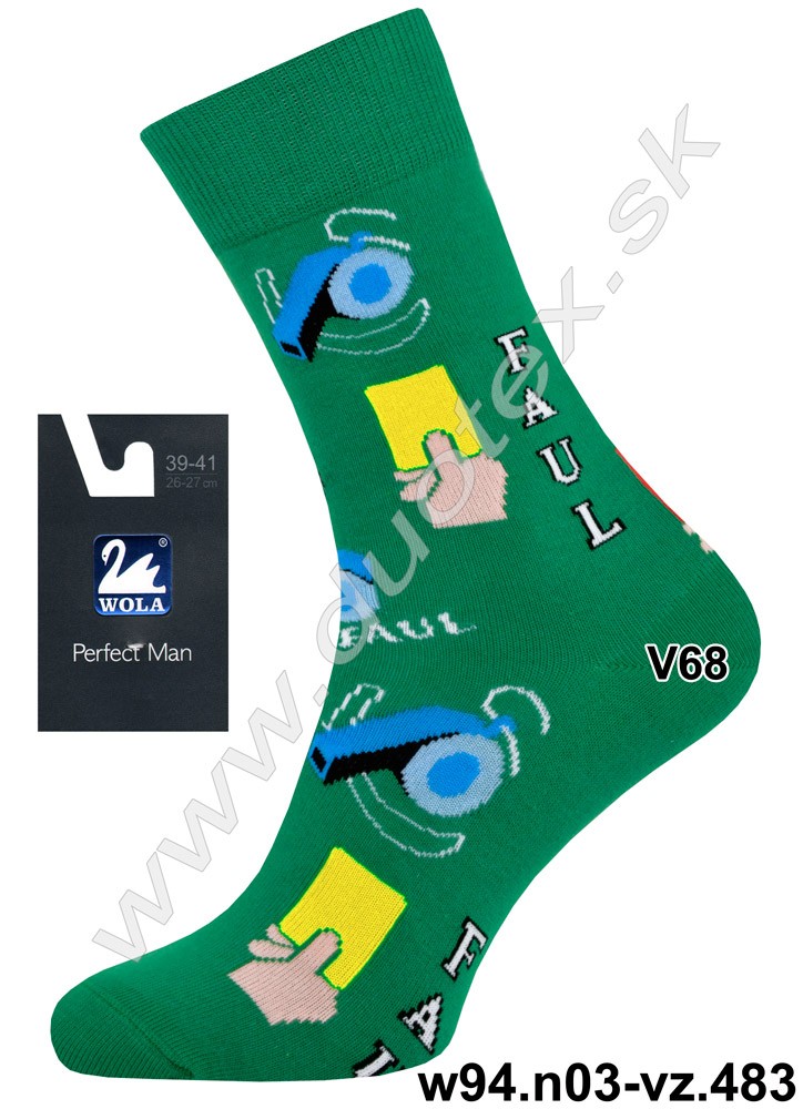 E-shop WOLA Pánske ponožky w94.n03-vz.483 V68 39-41(26-27)