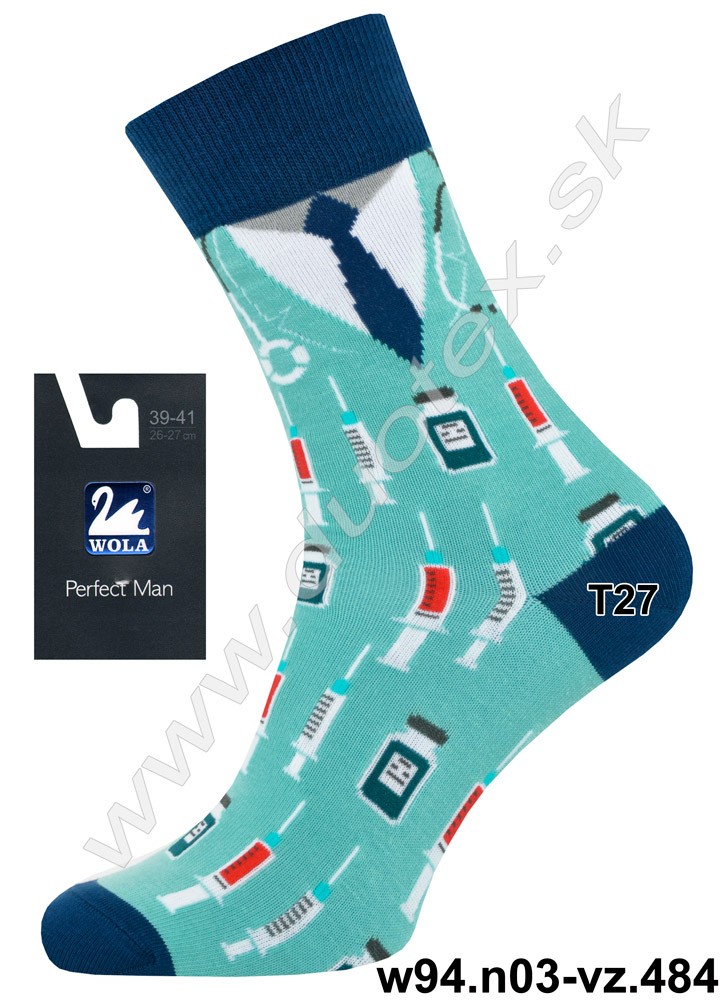 E-shop WOLA Pánske ponožky w94.n03-vz.484 T27 39-41(26-27)