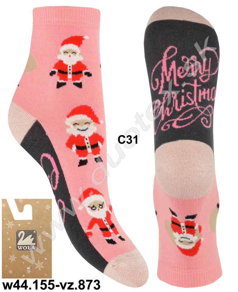E-shop WOLA Vianočné ponožky w44.155-vz.873 C31 33-35(22-23)