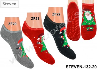 Froté ponožky s ABS Steven-132-20